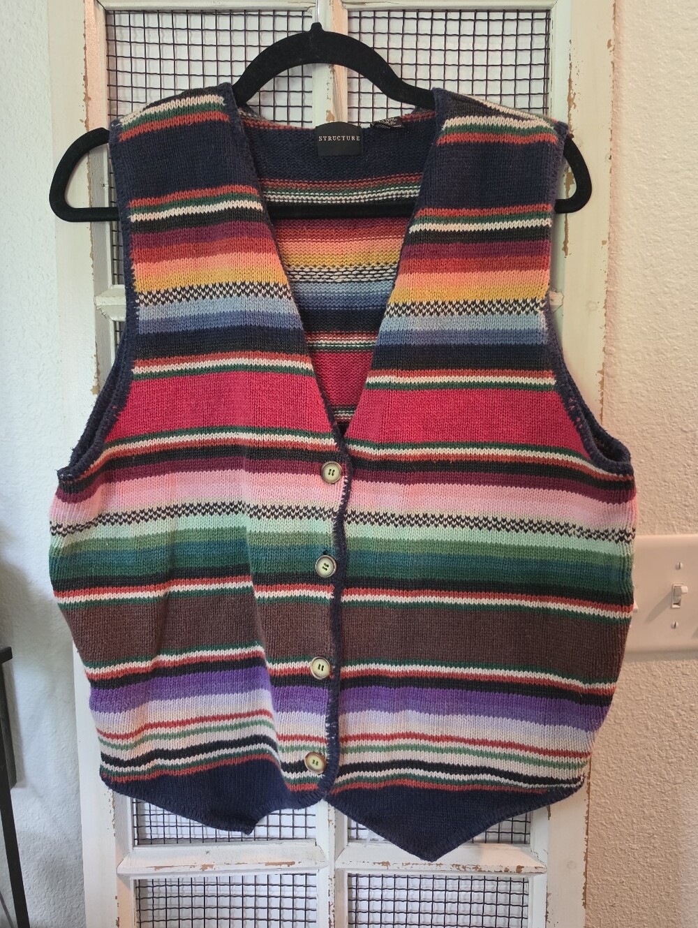 Vintage structure vest